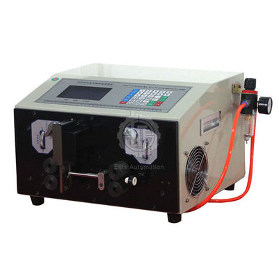 Layar Sentuh LCD Mesin Pemotong Kabel Datar CNC, Mesin Pengupasan Kawat Kecil 0,1sqmm