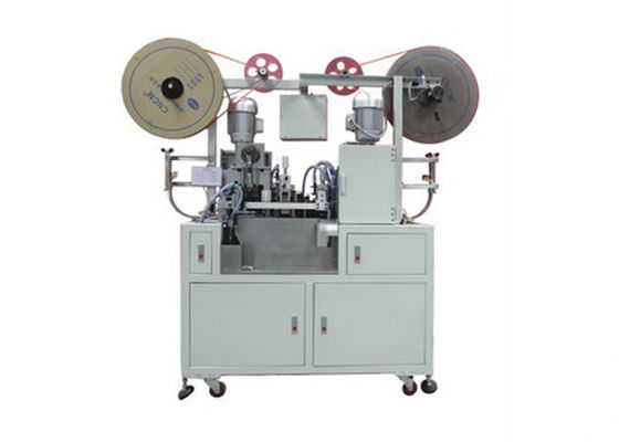 Kualitas Tinggi Sepenuhnya Otomatis Double Ends Wire Cable Cutting Stripping Terminal Menekan Mesin Crimping