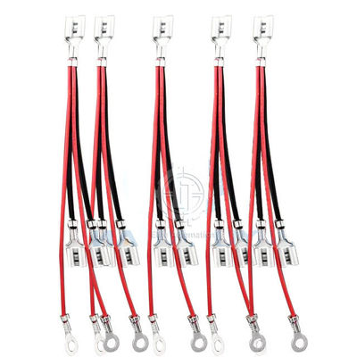 Lima Berakhir Mesin Crimping Terminal Kawat AWG18 Menggabungkan Empat Kabel