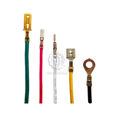 AWG18 Mesin Crimping Kawat Otomatis Kepala Tunggal Untuk Pengupasan / Memutar