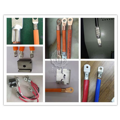 Mesin Crimping Hidrolik Rj45 Sepenuhnya Otomatis, Mesin Pemotong Dan Crimping 1-300mm2
