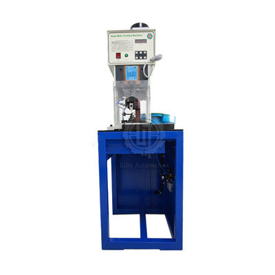 120 Kali / Min 20Kn Pengupasan Kawat Listrik Dan Mesin Crimping Untuk Makan Plat Getaran