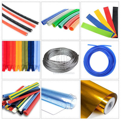Layar LCD 7200times / H Mesin Pemotong Kawat Otomatis Untuk Bahan Tabung Menyusut Panas