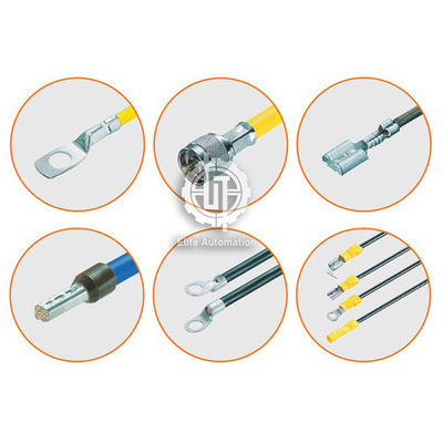 Konektor Kompak Pneumatic Wire Crimper 0.25-6.0mm2 Rentang Crimping