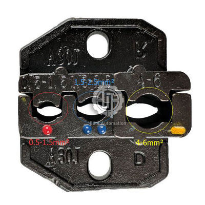 Konektor Kompak Pneumatic Wire Crimper 0.25-6.0mm2 Rentang Crimping