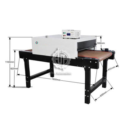 Satu Sisi Monitor LCD Shrink Tube Heater Lebar Sabuk 400mm Untuk Selongsong
