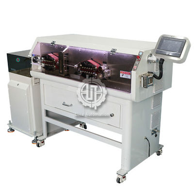 Mesin Winding Kawat Otomatis Dia200mm 60kg Dalam Dengan Pemotongan / Pengupasan