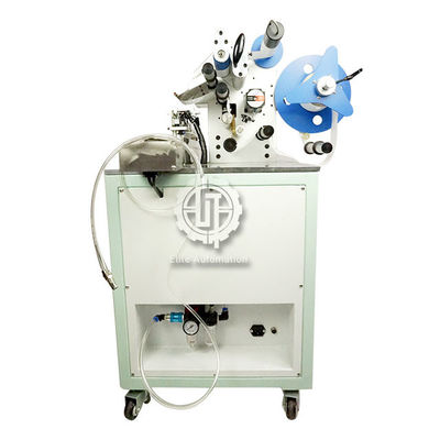 Sistem Pelabelan Otomatis Stasioner, Mesin Aplikator Label Datar 900-1200 pcs / Jam